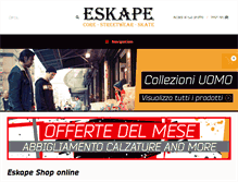 Tablet Screenshot of eskapeshop.com